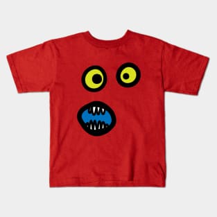 Monster Face - Green Eyed Gwyneth Kids T-Shirt